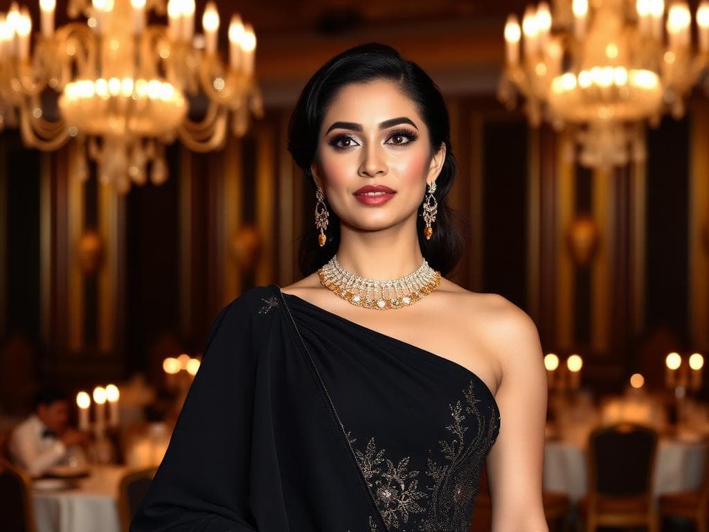 Celebrity styling for luxury red carpet event