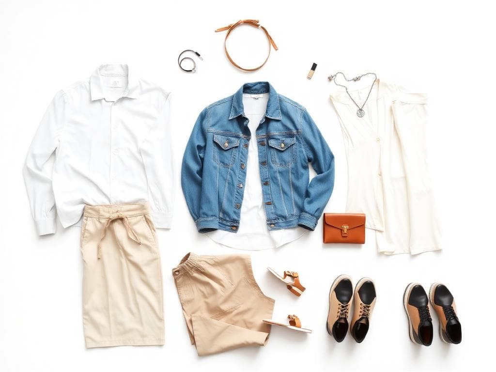 Capsule wardrobe essentials from virtual wardrobe assessment