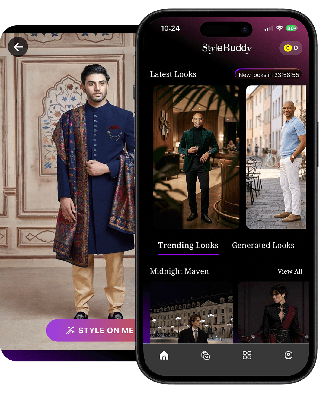 Style app mockup